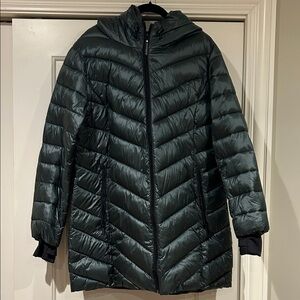 BCBGeneration Dark Green Puffer Jacket